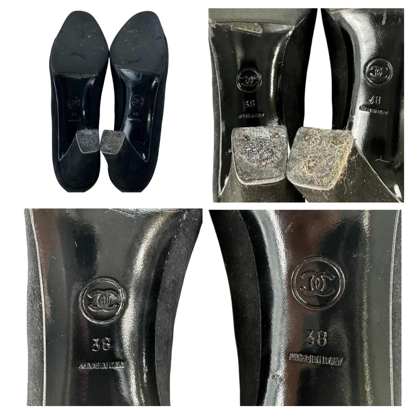 Chanel Chanel Suede Heels Size US 7.5 / IT 37.5 - 7 Thumbnail