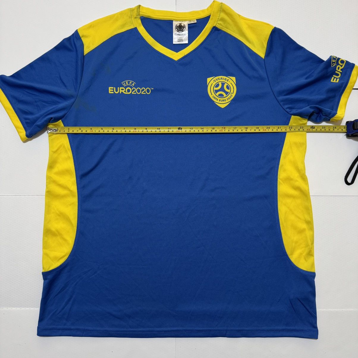 UEFA UEFA Euro 2020 Men’s Football Jersey Soccer Sweden Sverige Size US XL / EU 56 / 4 - 3 Thumbnail