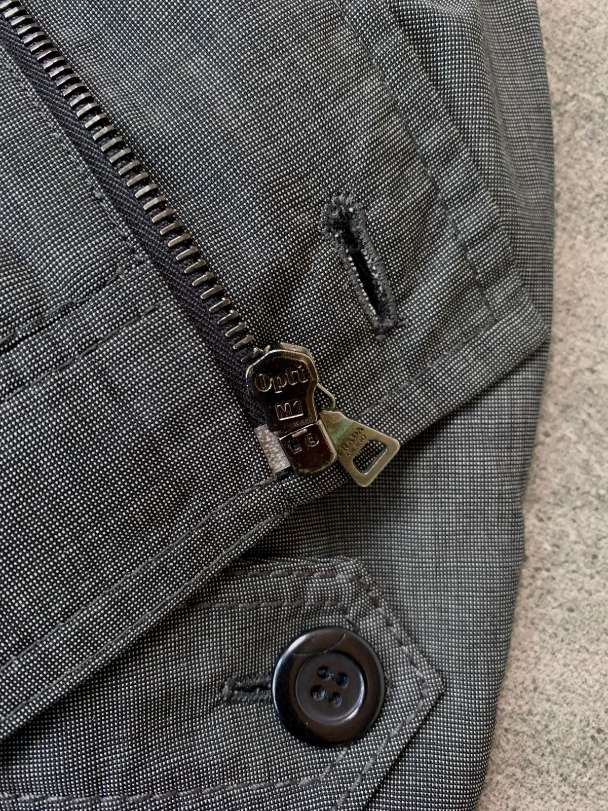 Prada FREE TAX! 2008 Military Wool Light Jacket Size US L / EU 52-54 / 3 - 8 Thumbnail
