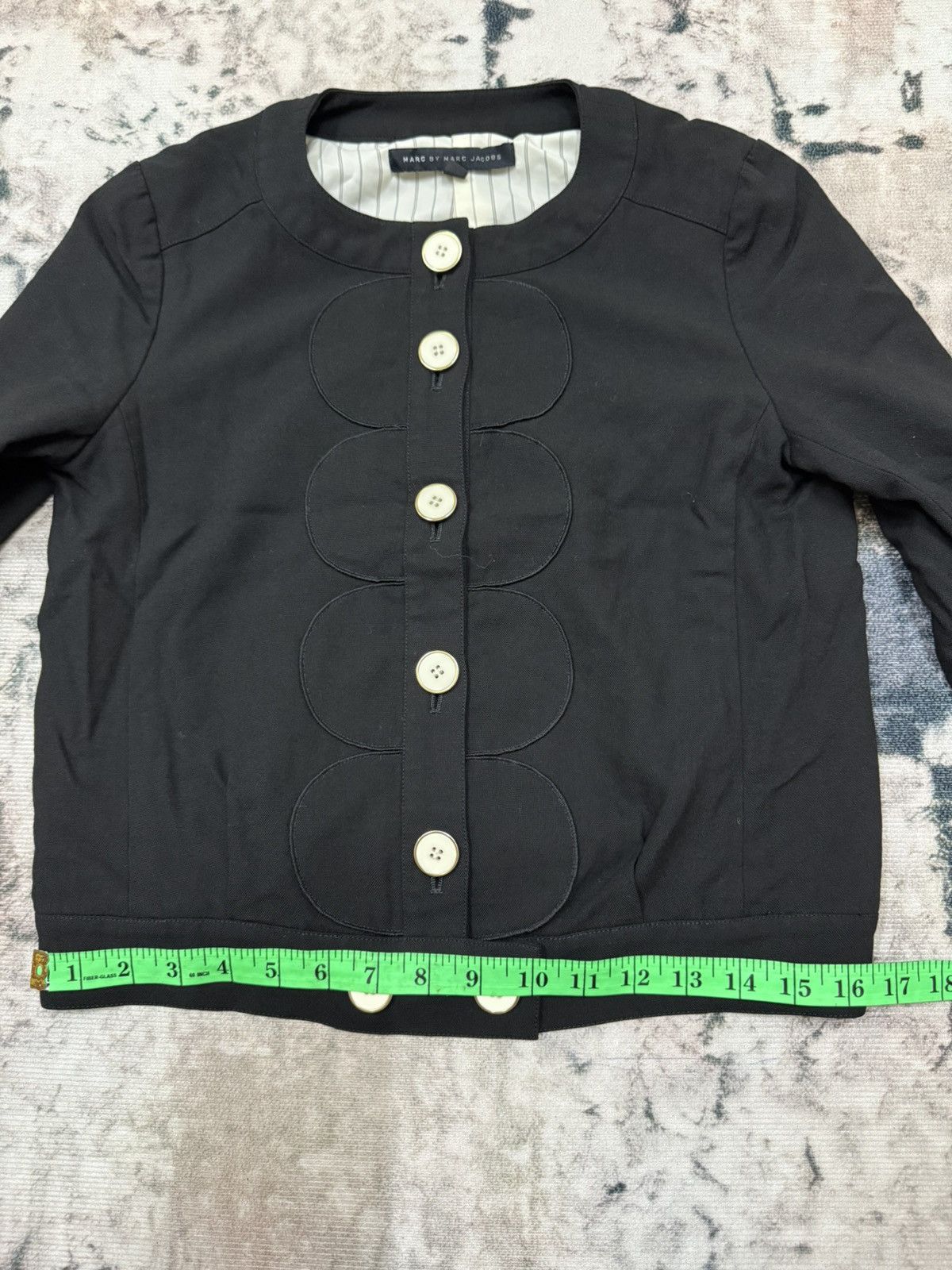 Marc by Marc Jacobs Marc by Marc Jacobs Button Up Black Cardigan Jacket Size XS / US 0-2 / IT 36-38 - 4 Thumbnail