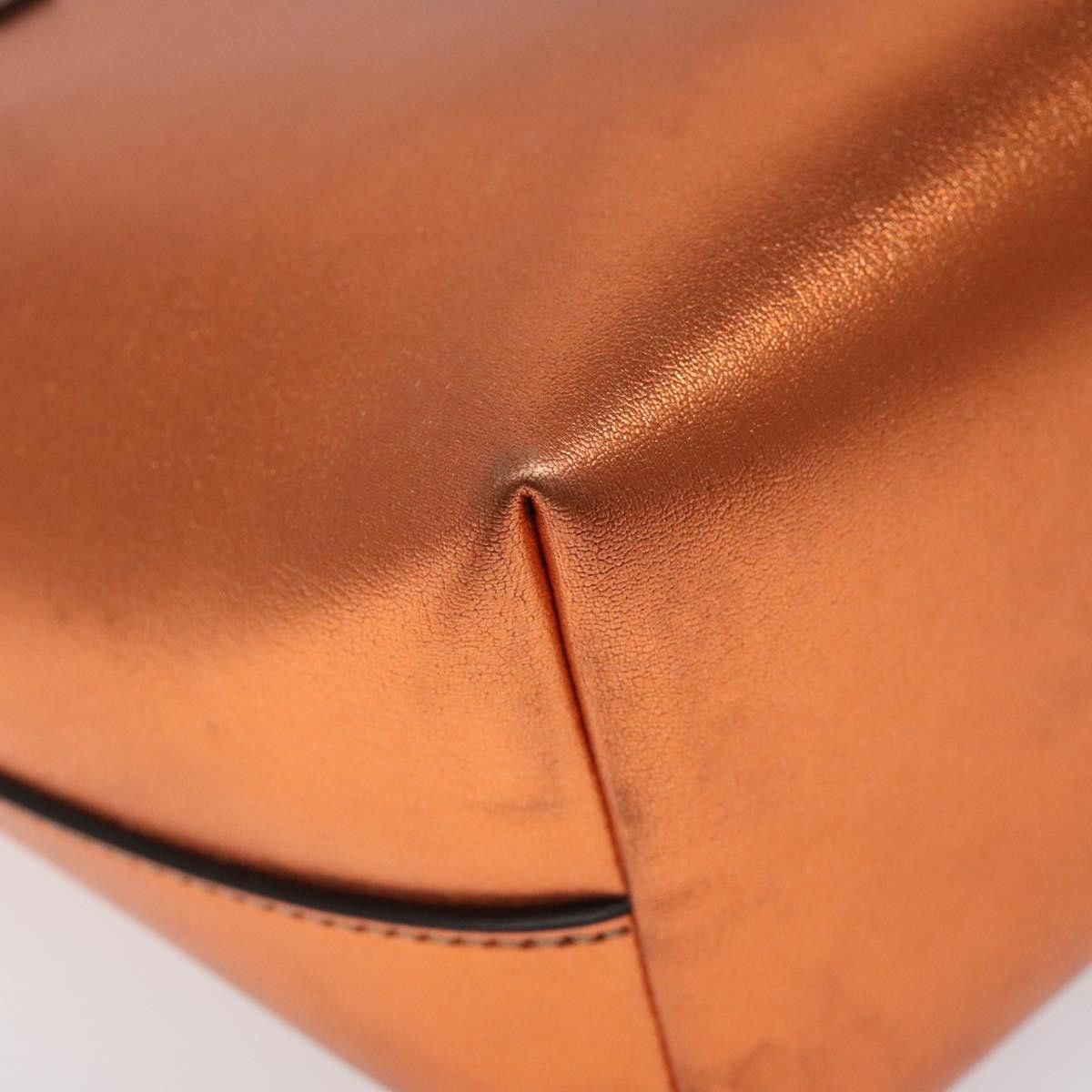 Gucci GUCCI Hand Bag Leather Bronze Size ONE SIZE - 16 Thumbnail