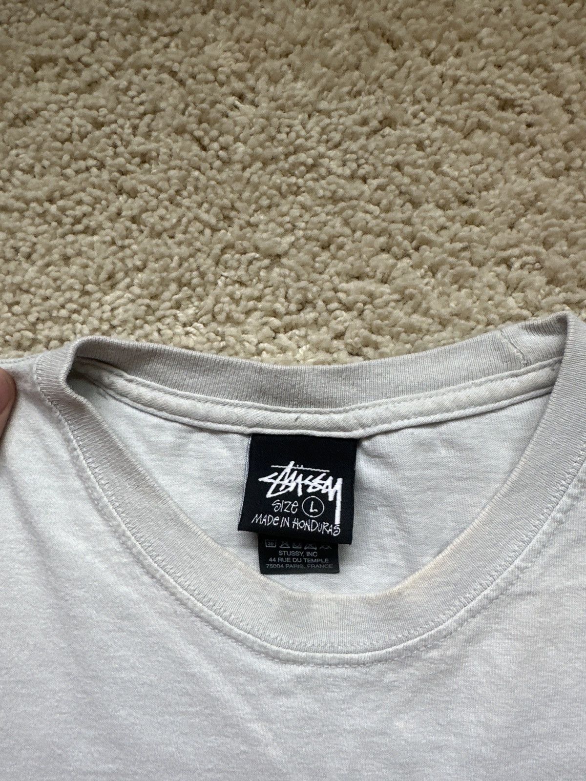Stussy Stussy chain link t shirt Size US L / EU 52-54 / 3 - 2 Thumbnail