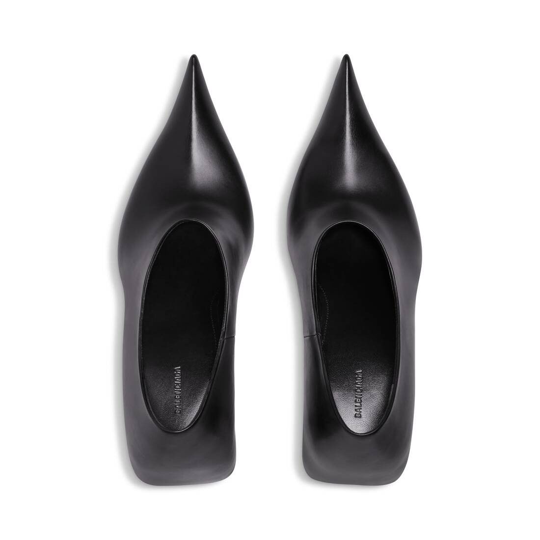 Balenciaga o1bcso1str0625 Hourglass 100mm Pumps in Black Size US 9 / IT 39 - 6 Thumbnail