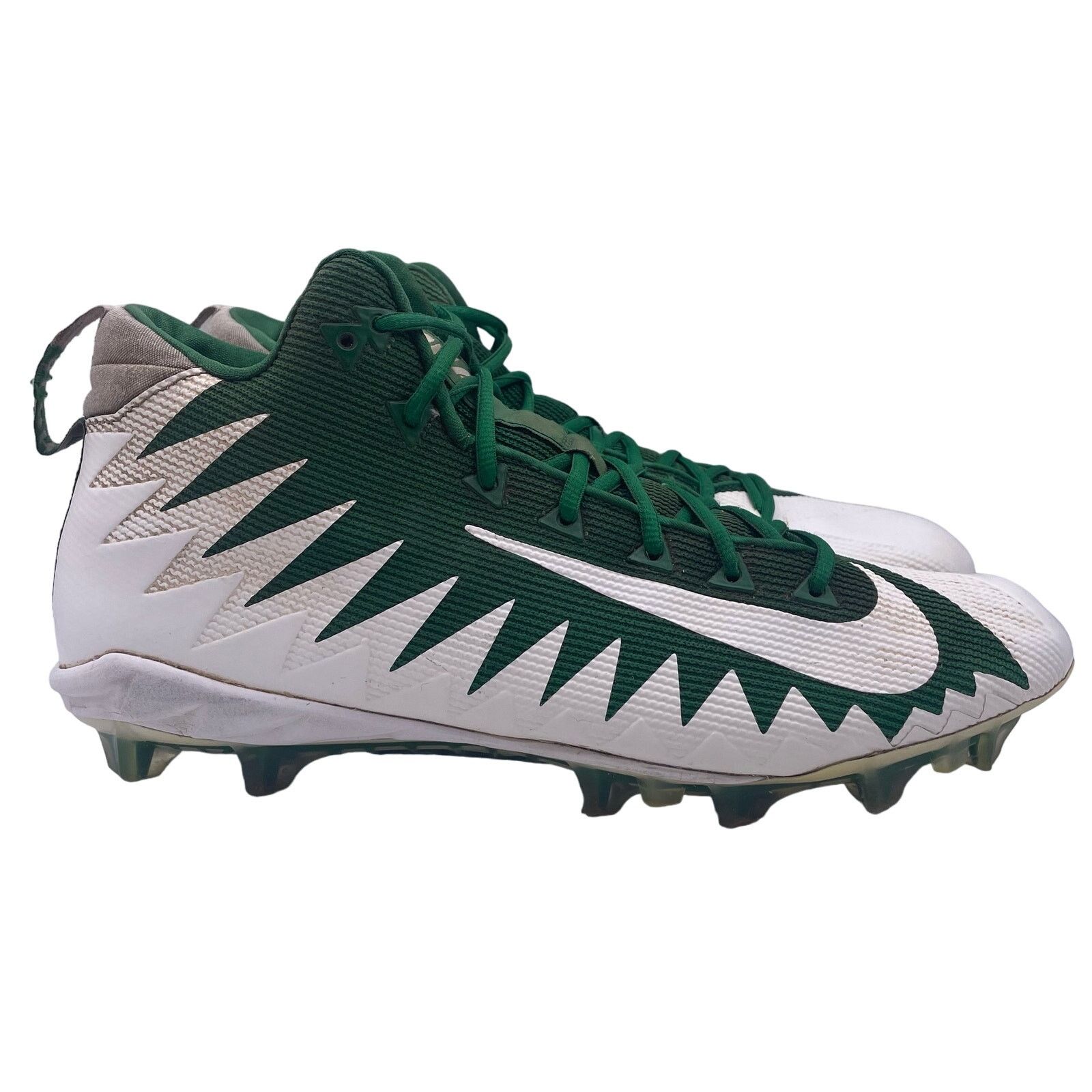 Nike Nike Alpha Pro Menace Football Cleats Green White Mens 13 Size US 13 / EU 46 - 2 Thumbnail