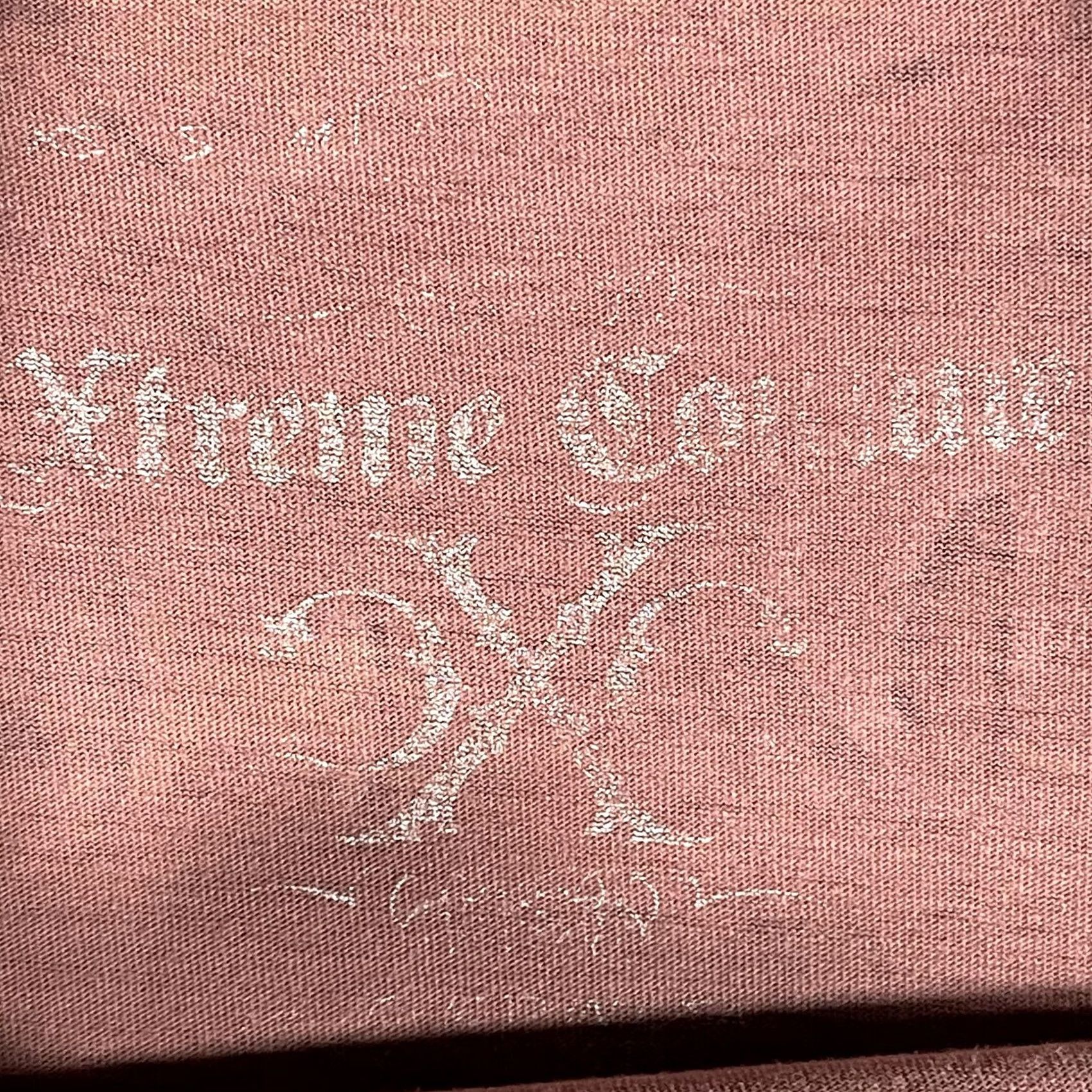 Vintage Xtreme Couture Shirt Mens L Pink Skull Biker Graphic Tee Crew Neck Short Sleeve Wide Xtreme Logo Front Back Size US L / EU 52-54 / 3 - 7 Thumbnail