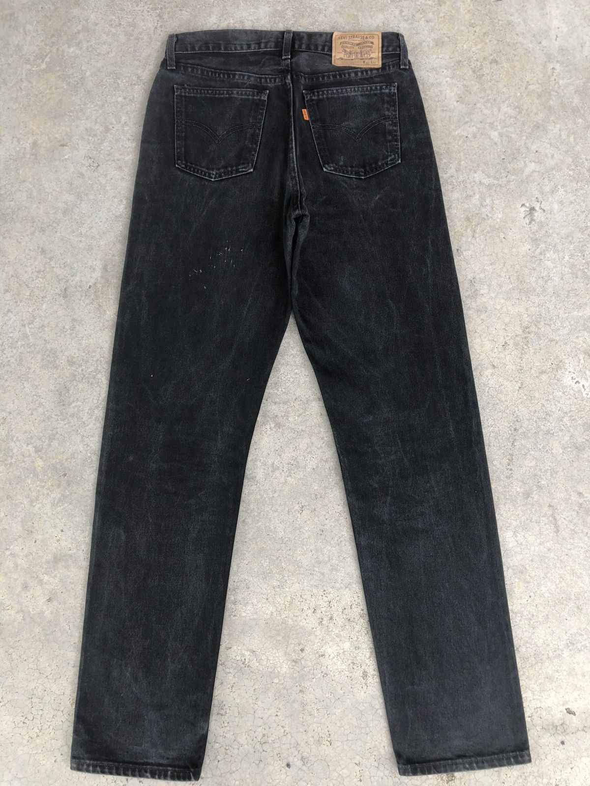 Levi's Vintage 90s Levis Orange Tab Distressed Denim 615 Size US 31 - 2 Thumbnail
