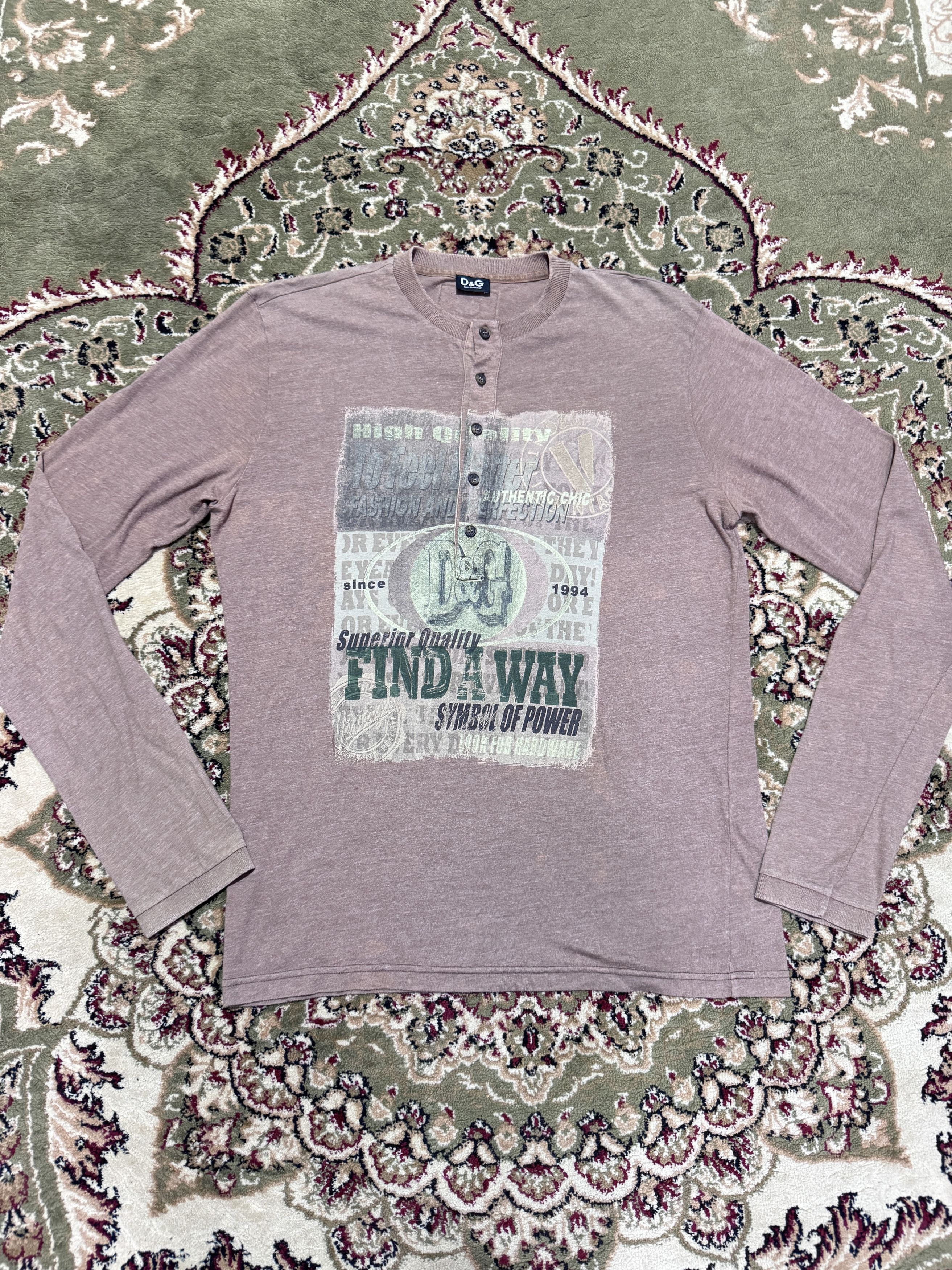 Dolce & Gabbana AW03 D&G Dolce&Gabbana Long Sleeve T-Shirt