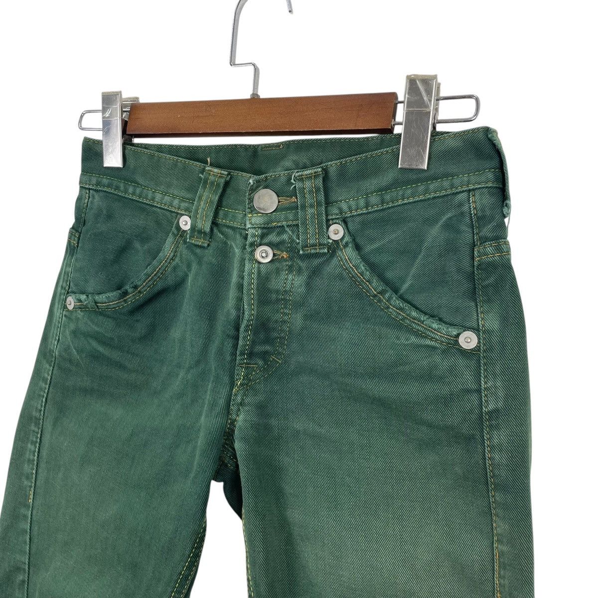 Japanese Brand Domingo Japan Green Denim Jeans Pants Size US 28 / EU 44 - 5 Thumbnail