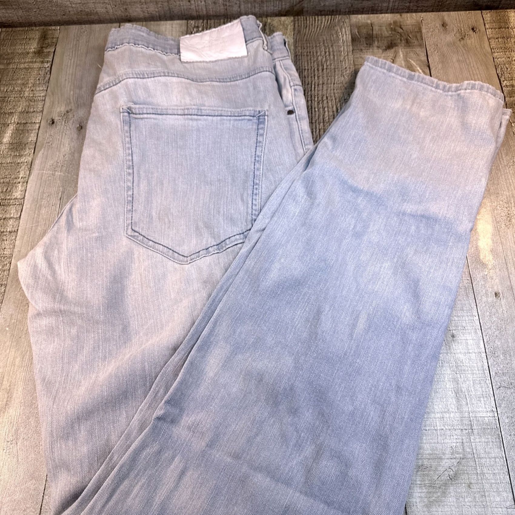 Denim & Co. Denim Co. Slim Jeans Blue 32 x 34 Jeans Slim Low Rise Straight Men 5-Pocket Denim Co. Jeans Regular Modern Style Comfort Stretch Size US 32 / EU 48 - 5 Thumbnail