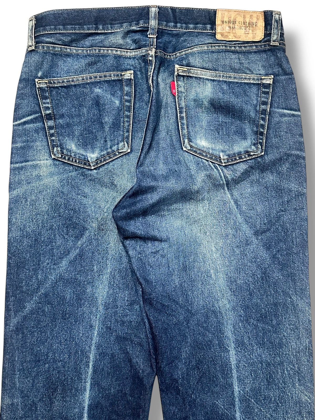 Warehouse Unique Clothing Warehouse Single R Baggy Loose and Faded Size US 33 - 6 Thumbnail