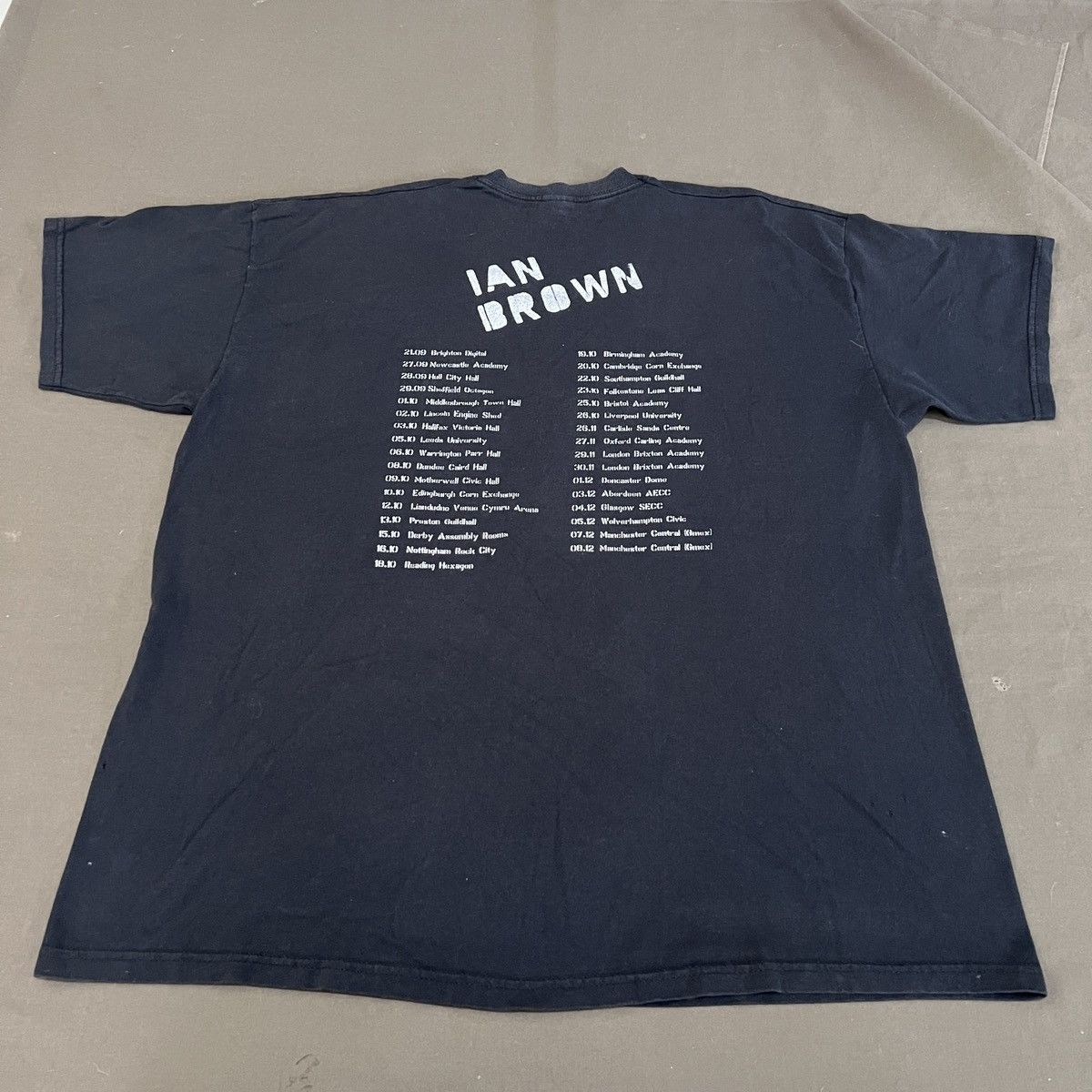 Band Tees × Vintage Vintage Y2K Ian Brown Tour Promo Tee XL Faded Alternative Size US XL / EU 56 / 4 - 7 Thumbnail