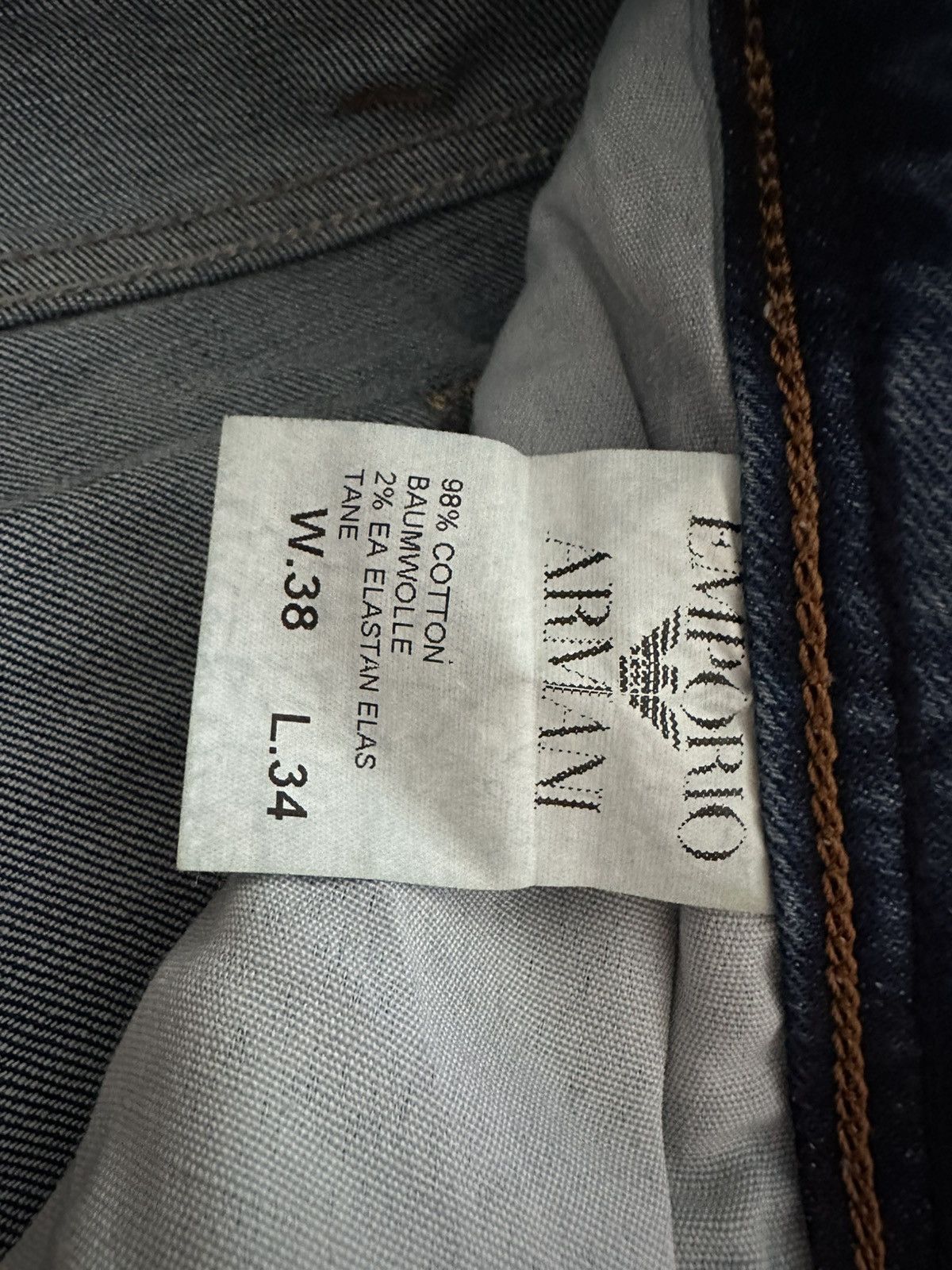 Armani Armani Vintage Denim Jeans Streetwear Rare Size US 38 / EU 54 - 11 Thumbnail