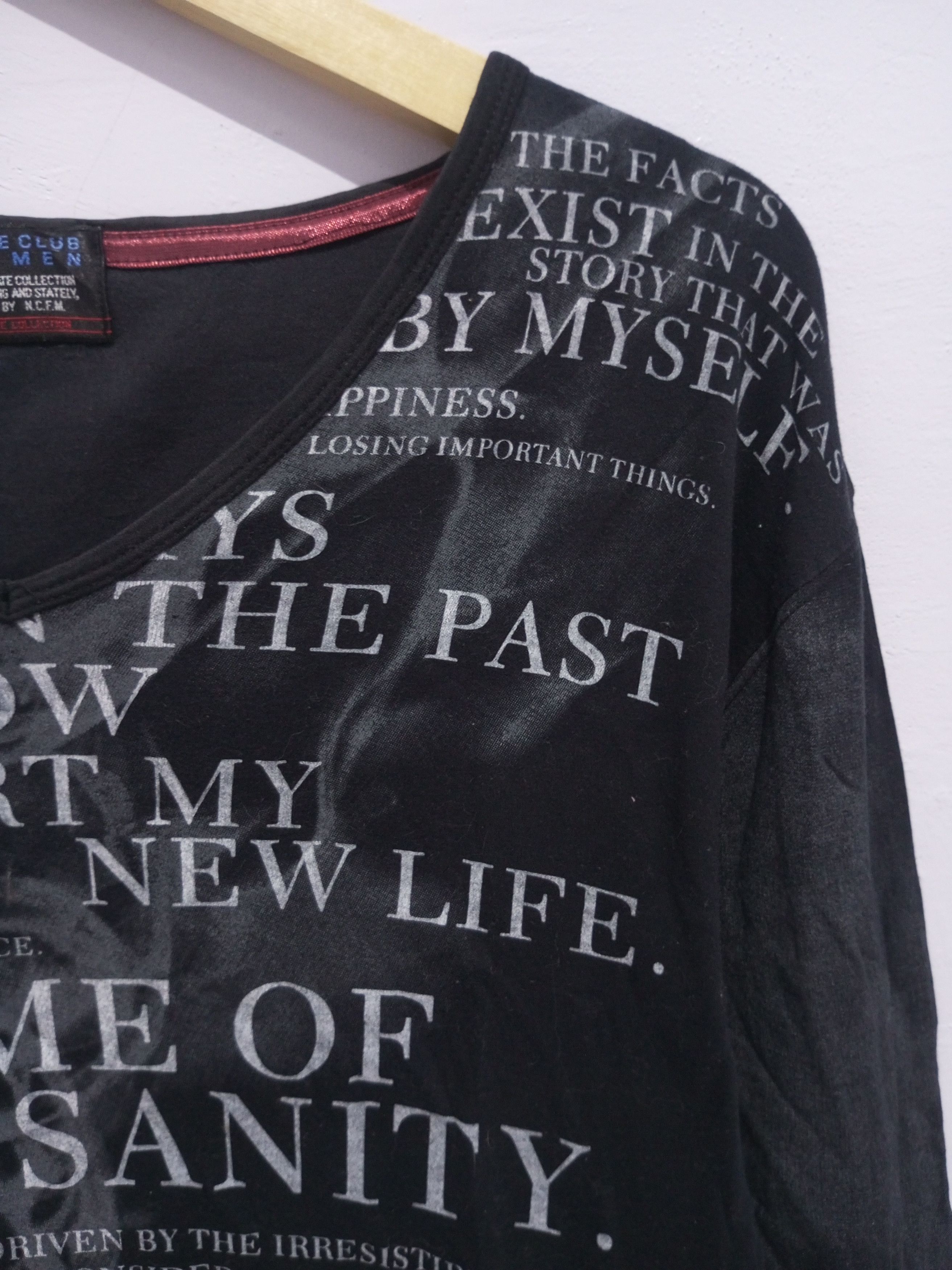 If Six Was Nine × Japanese Brand × Le Grande Bleu (L.G.B.) Japanese nicole club poem smoky long sleeve tshirt Size US L / EU 52-54 / 3 - 2 Thumbnail