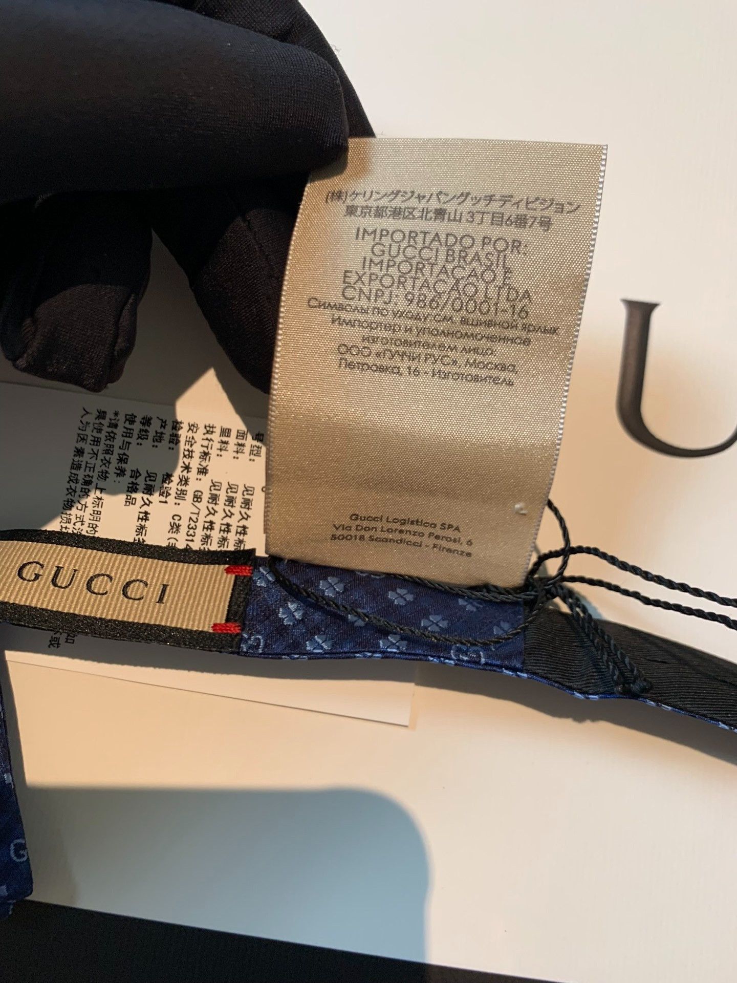 Gucci Gucci New Clover Full-Printed Bow Tie 2501-Nextarrow Size ONE SIZE - 7 Thumbnail
