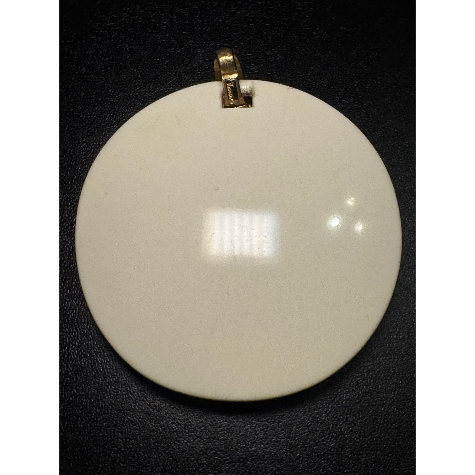 Other Crown Trifari Vintage White Lucite Gold Tone Tree Pendant Size ONE SIZE - 5 Thumbnail