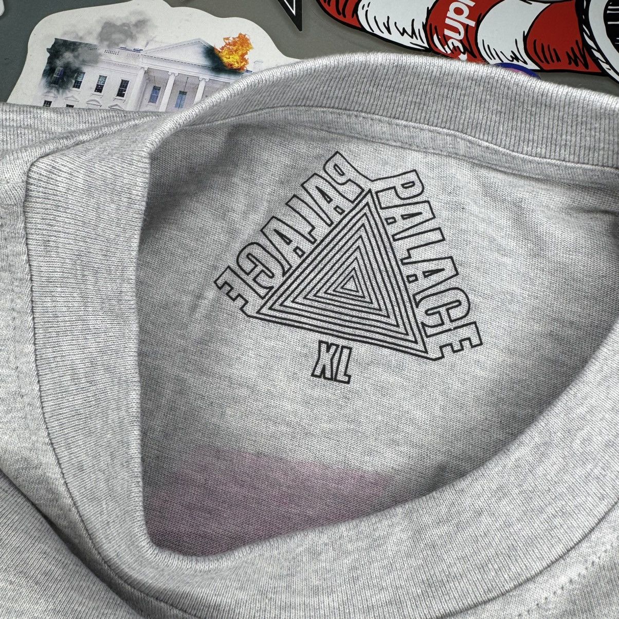 Palace Palace Tri-Twister Tee Grey Marl SS23 Sz XLarge Size US XL / EU 56 / 4 - 5 Thumbnail
