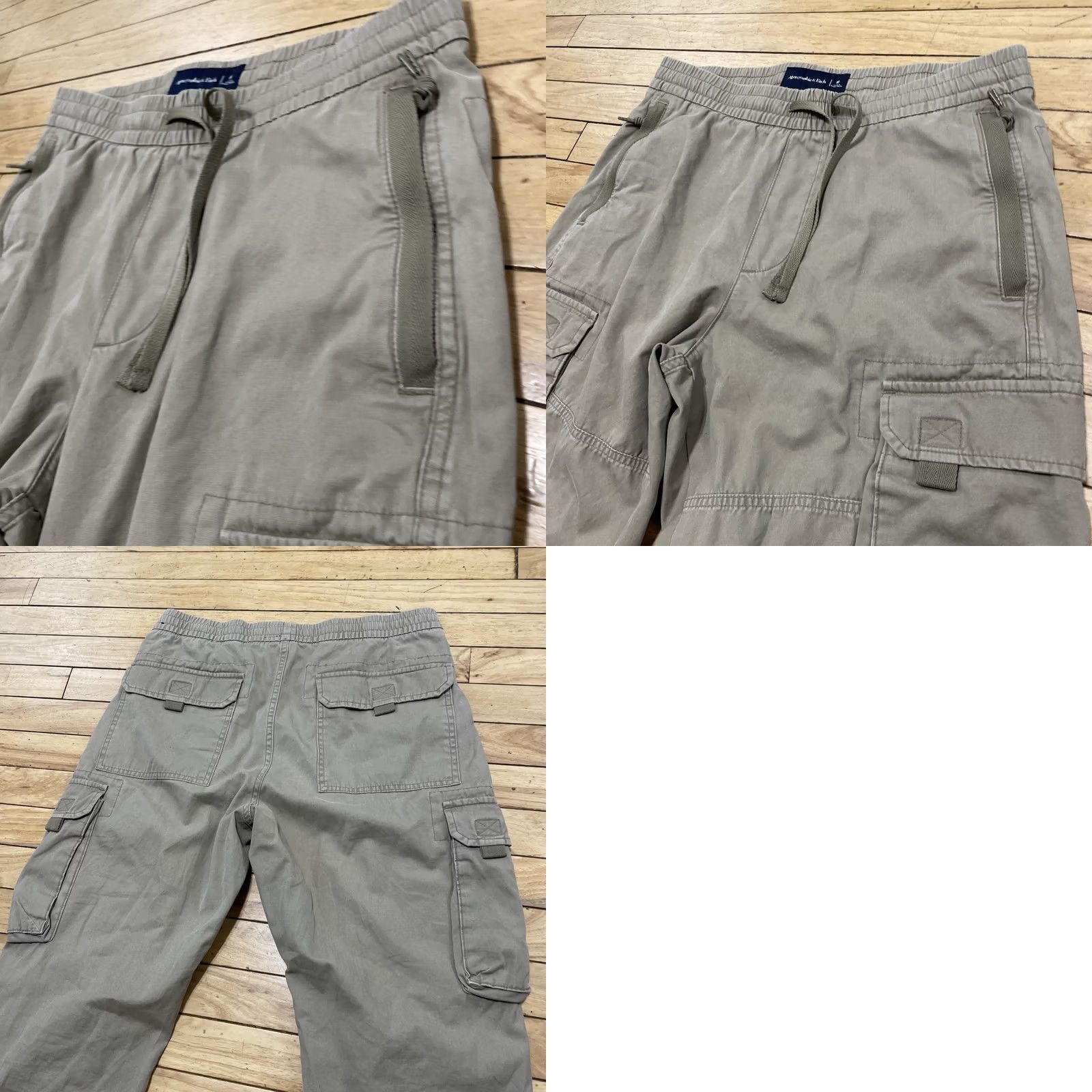 Abercrombie & Fitch Abercrombie & Fitch Cargo Joggers Pants M 32x28 Green Lounge Utility Capsule Size US 31 - 11 Thumbnail