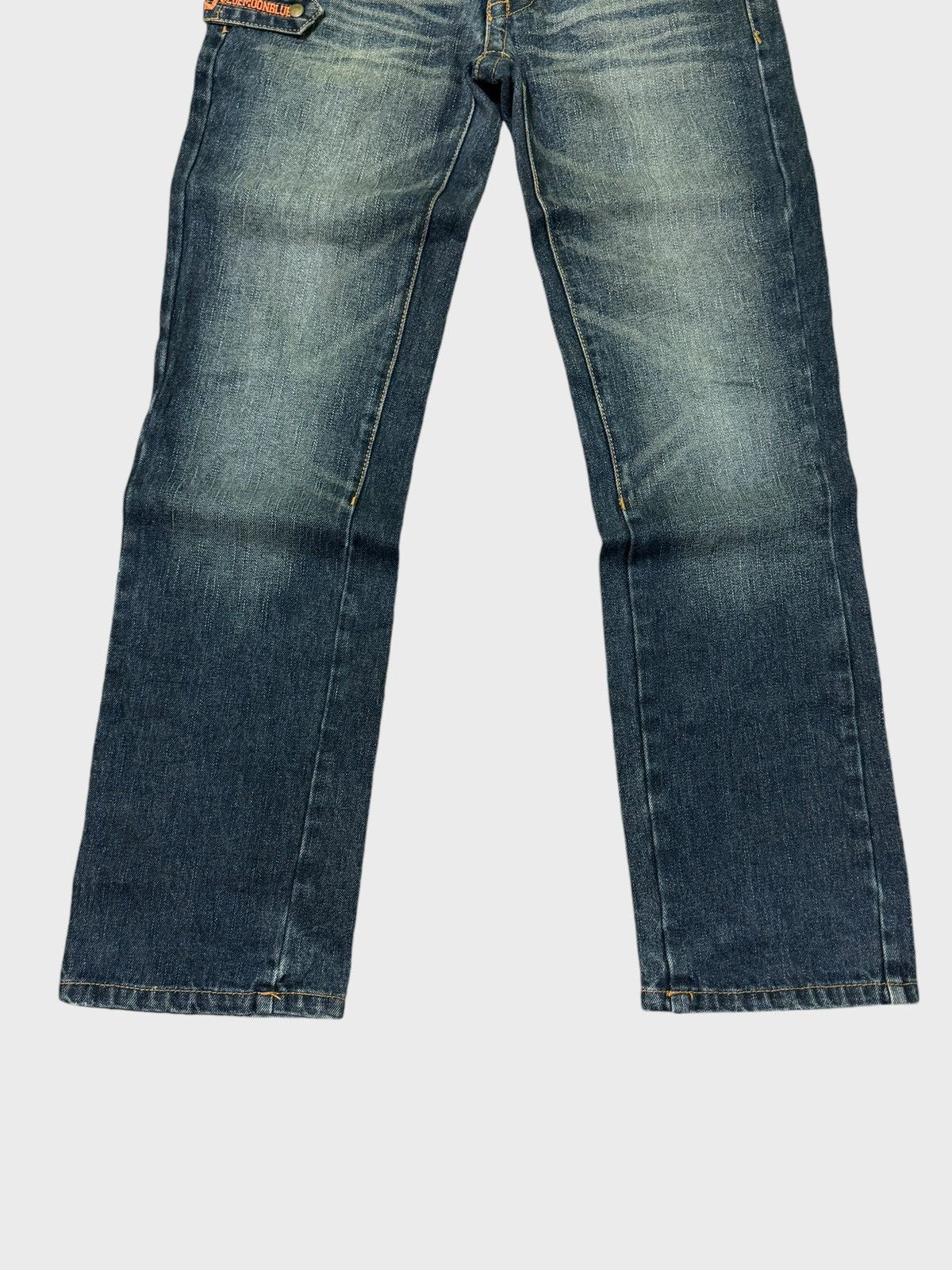 Japanese Brand Vtg BLUE MOON BLUE Surf Style Patches Denim Pant Size US 30 / EU 46 - 6 Thumbnail