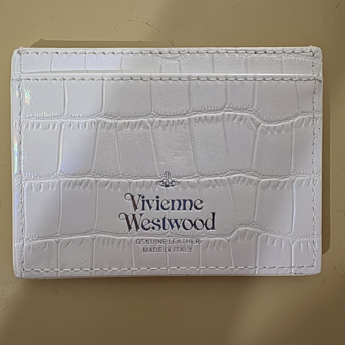 Vivienne Westwood vivienne westwood white leather and silver cardholder Size ONE SIZE - 2 Thumbnail