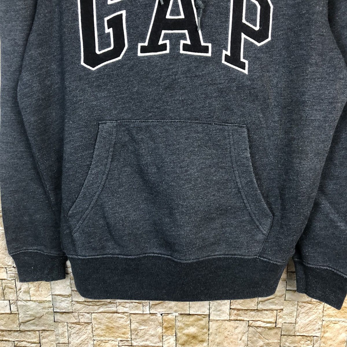 Gap × Vintage Gap Grey Hoodie sweatshirt #A467 Size US XS / EU 42 / 0 - 6 Thumbnail