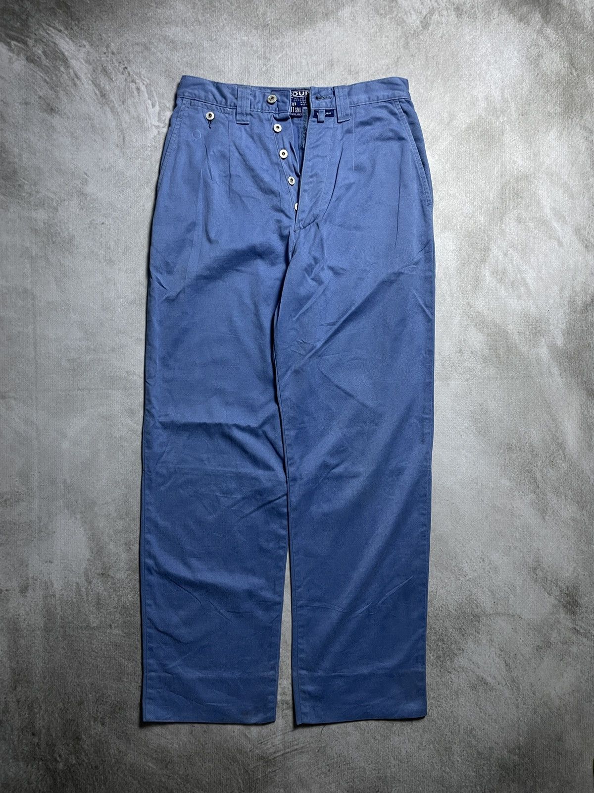 Nigel Cabourn 1990’s Nigel Carbourn - Fly Button Chino Pants Size US 26 / EU 42 - 1 Thumbnail
