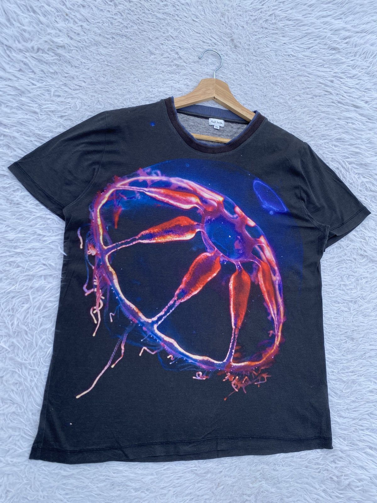 Paul Smith Rare Vintage 2009 Paul Smith Jelly Fish Design Tshirt Size US M / EU 48-50 / 2 - 2 Thumbnail