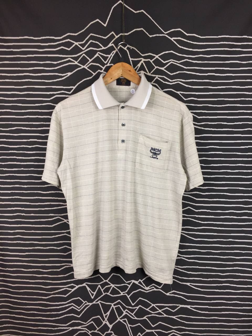 MCM Vtg Modern Creation München MCM Légère Checkered Polo Shirt Size US XL / EU 56 / 4 - 2 Thumbnail