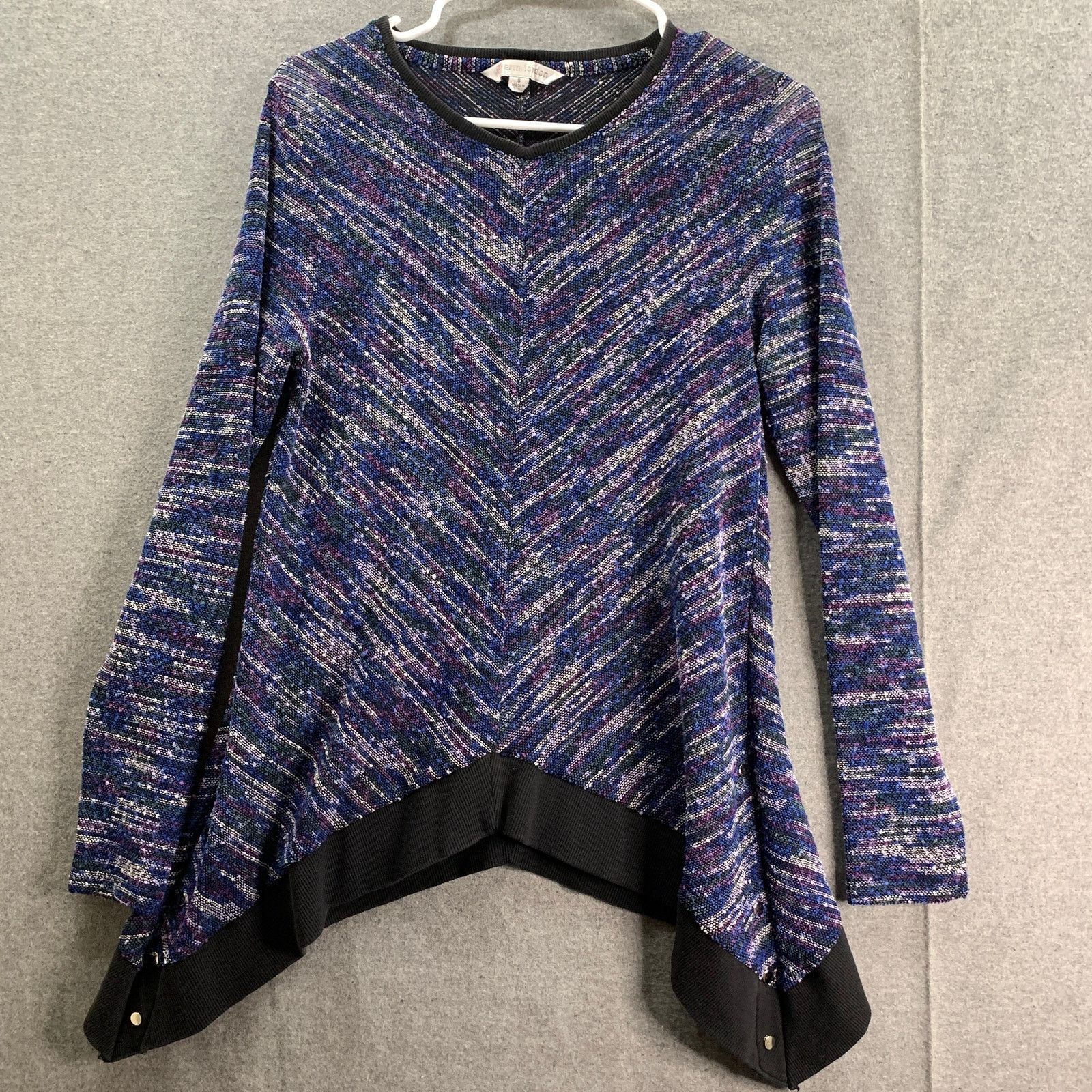 Other Erin London Shirt Women Small Blue Long Sleeve Shirt Ladies Size S / US 4 / IT 40 - 1 Thumbnail