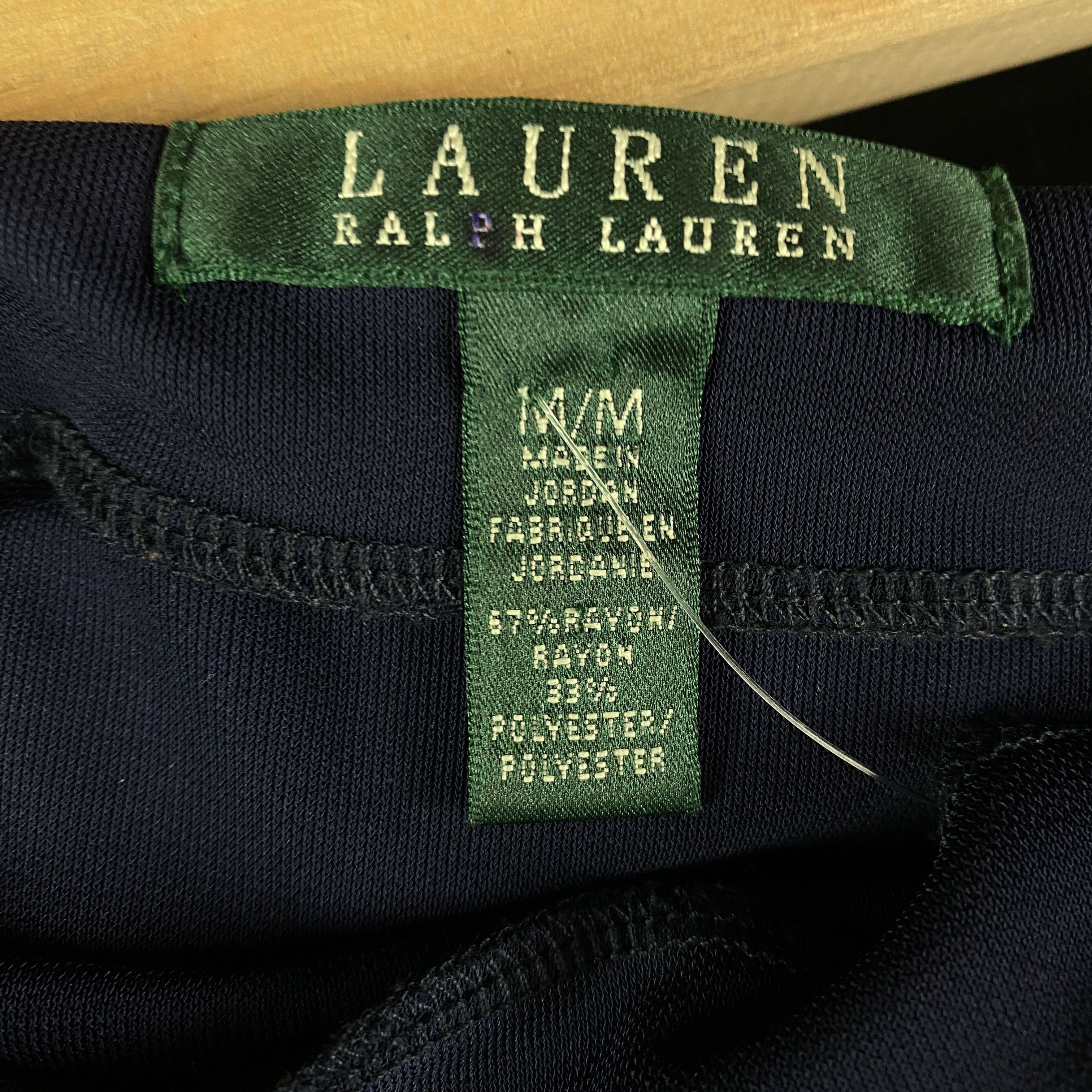 Polo Ralph Lauren × Ralph Lauren Womens Short Sleeve Top T-Shirt Ralph Lauren Size M Rayon Size M / US 6-8 / IT 42-44 - 4 Thumbnail