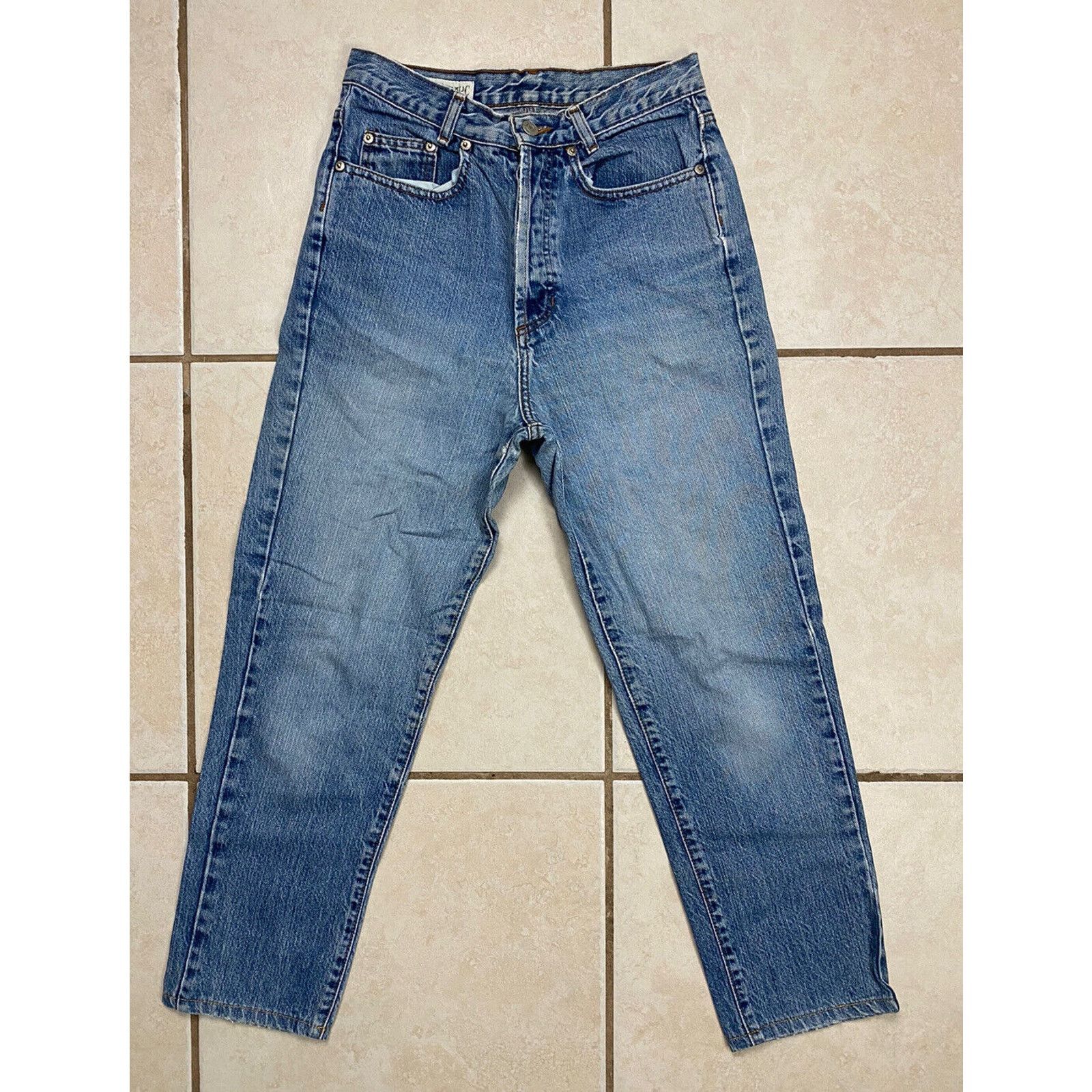 Banana Republic VTG Banana Republic Jeans High-Rise Straight Leg Button Fly Size 28" / US 6 / IT 42 - 1 Thumbnail