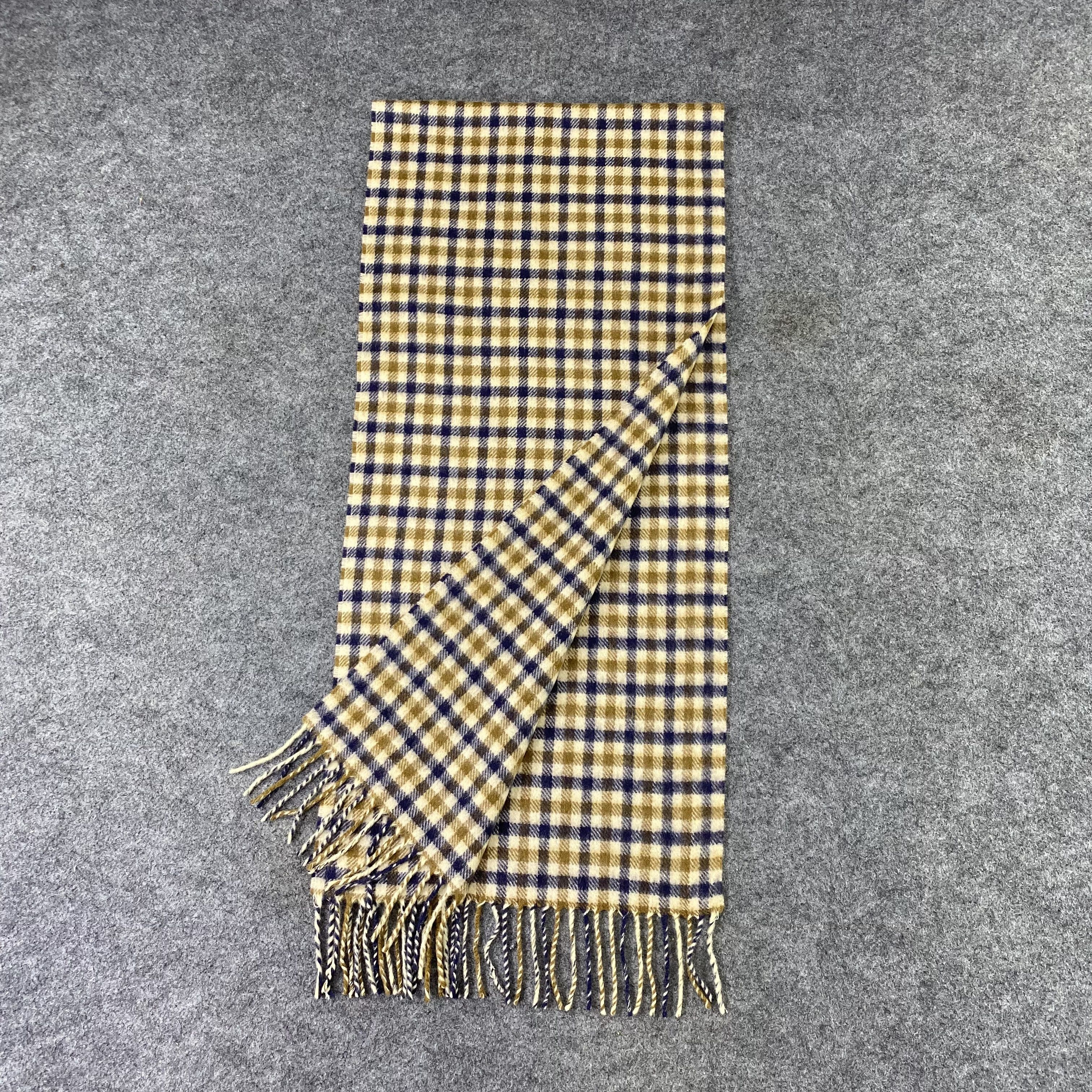 Aquascutum Aquasqutum Cashmere Muffler / Scarf / Neckwear -T1336 Size ONE SIZE - 3 Thumbnail