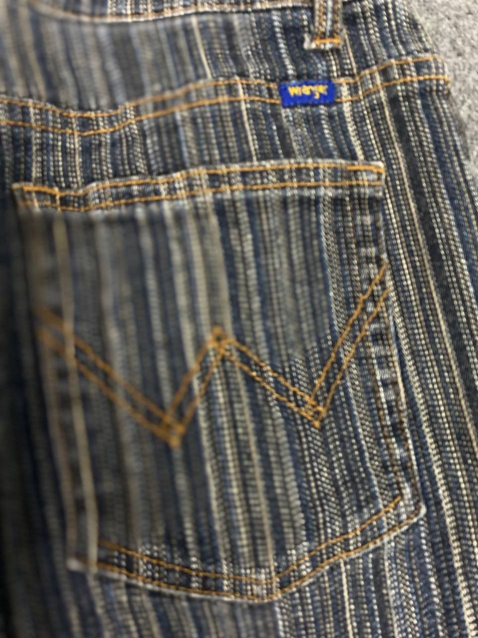 Wrangler vintage rare wrangler striped bootcut flare denim Size US 28 / EU 44 - 4 Thumbnail