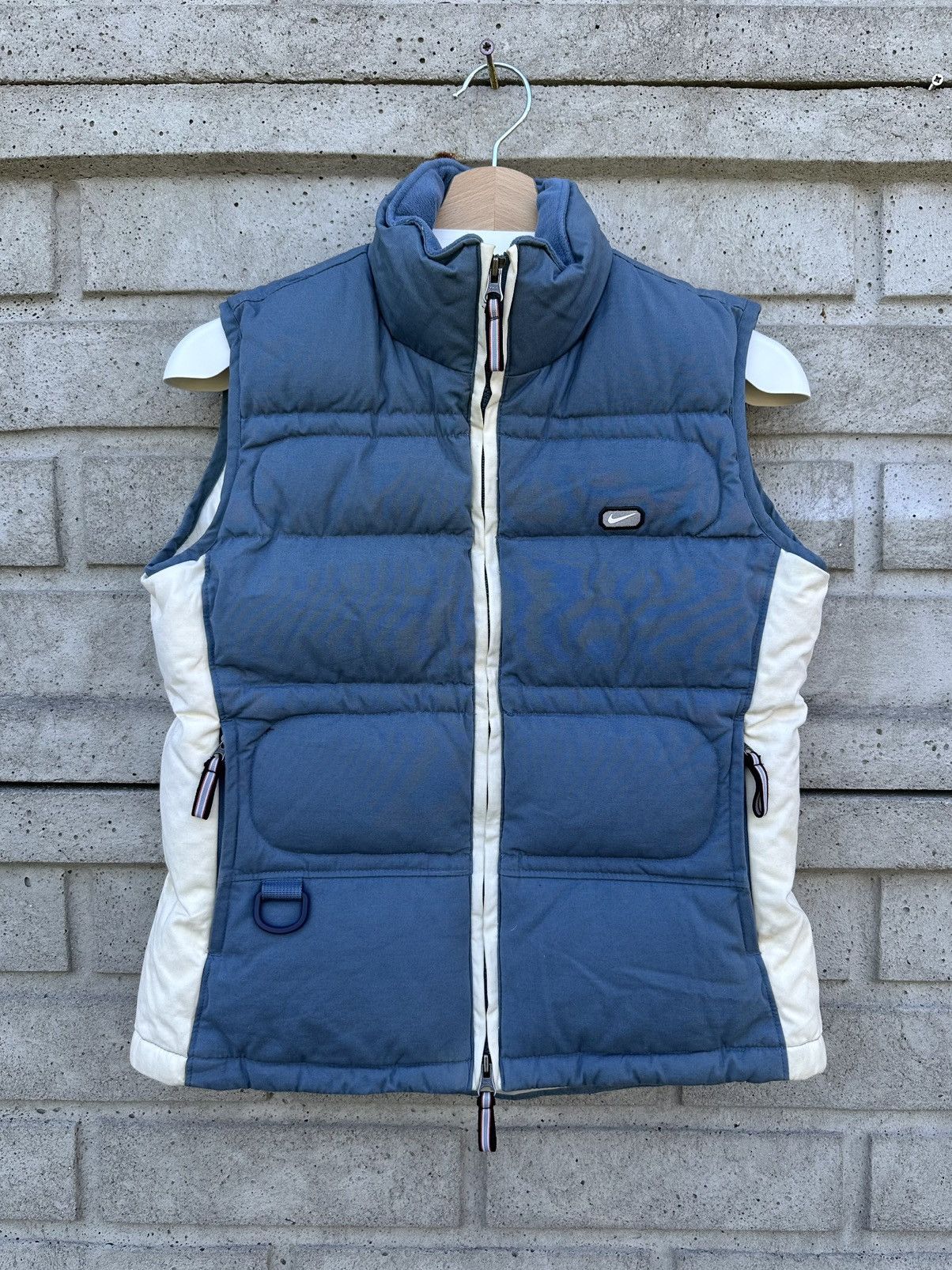 Nike × Nike ACG × Vintage Nike vintage Sportswear blue quilted down vest, size M Size M / US 6-8 / IT 42-44 - 4 Thumbnail
