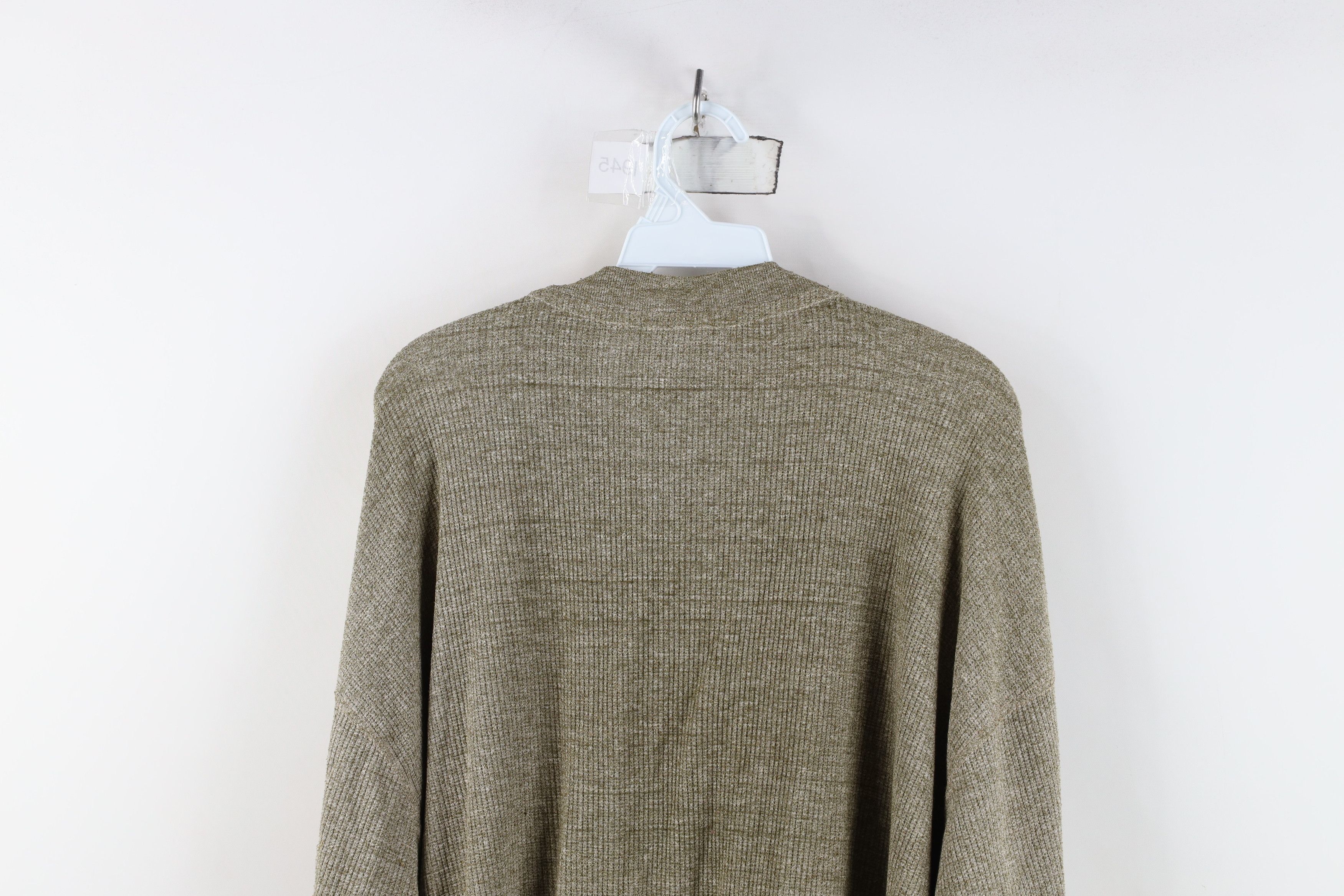 Vintage Vintage 90s Streetwear Blank Thermal Knit Henley T-Shirt Size US XXL / EU 58 / 5 - 13 Thumbnail