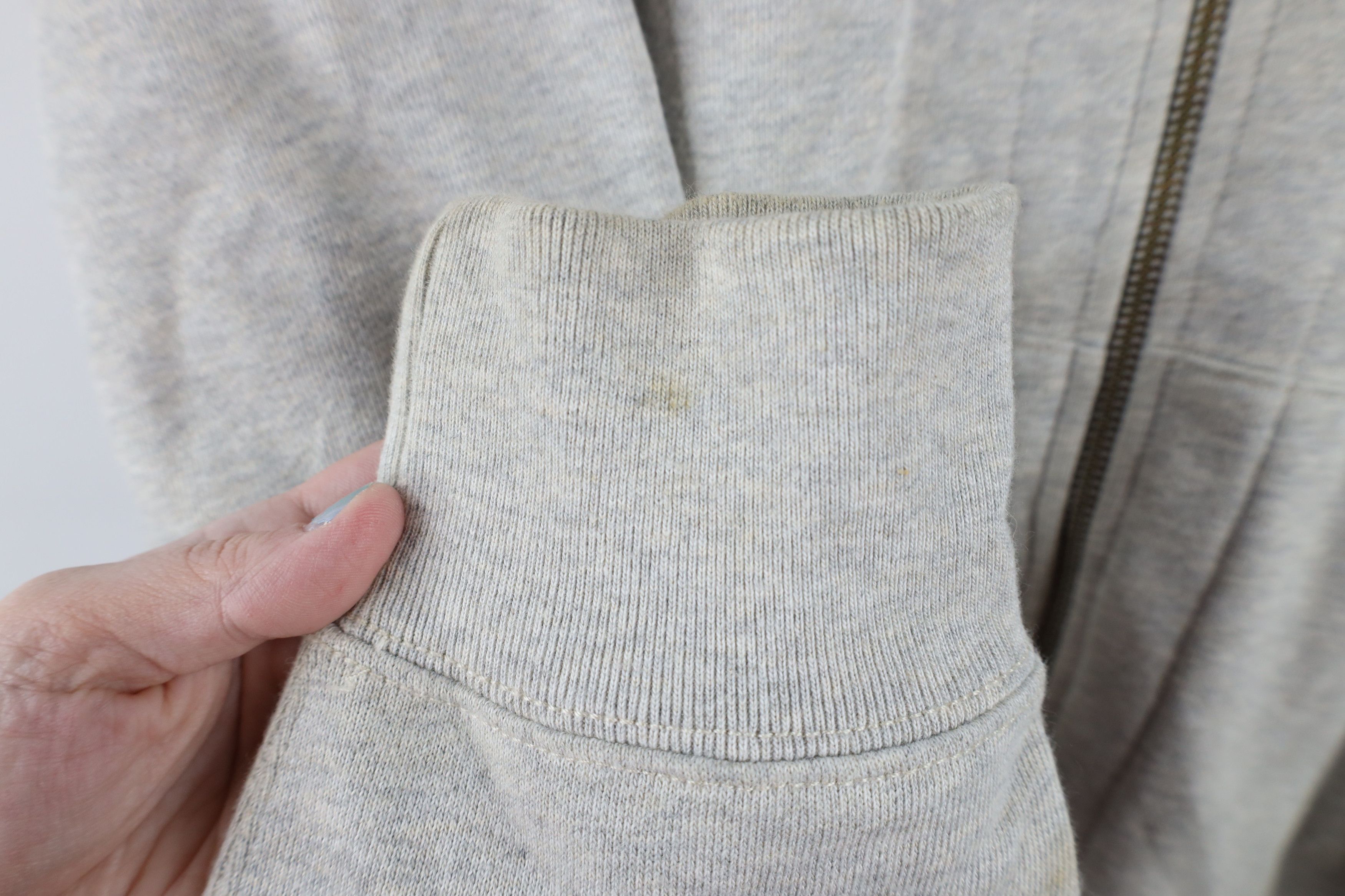 Ralph Lauren × Vintage Vintage 90s Ralph Lauren Full Zip Hoodie Sweatshirt Gray Size US M / EU 48-50 / 2 - 4 Thumbnail