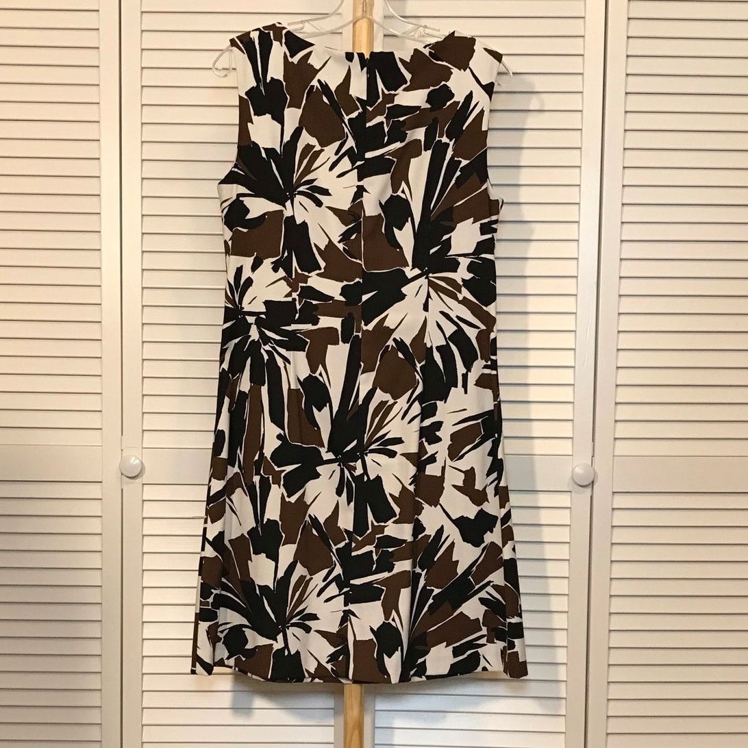 Other Scarlett Floral Pleated Stretch Knit A-Line Midi Dress 8 Size M / US 6-8 / IT 42-44 - 1 Thumbnail