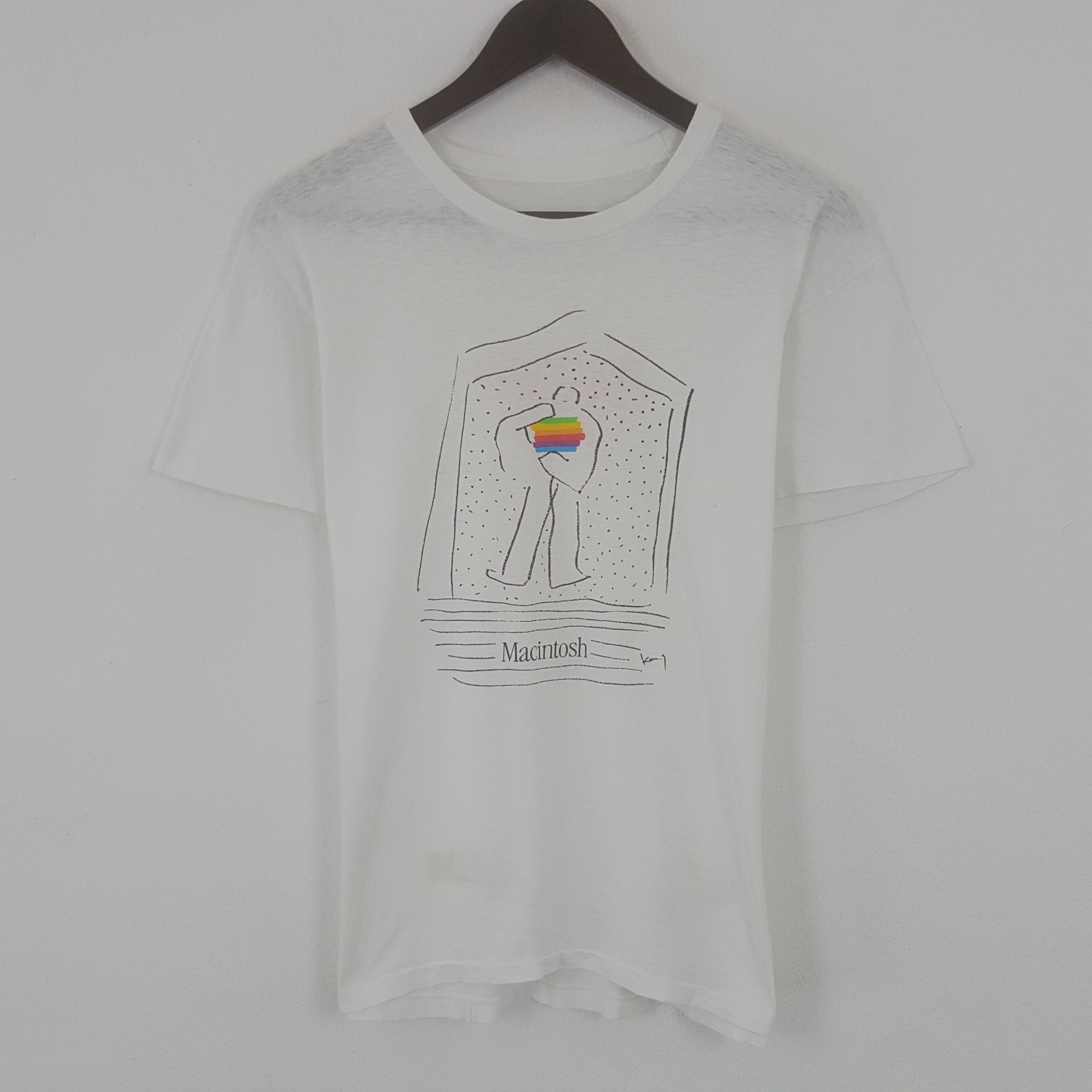 Apple × Vintage Vintage Apple Macintosh Tshirt Size US M / EU 48-50 / 2 - 1 Thumbnail