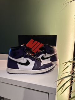 Nike Jordan 1 Retro High Court Purple White 