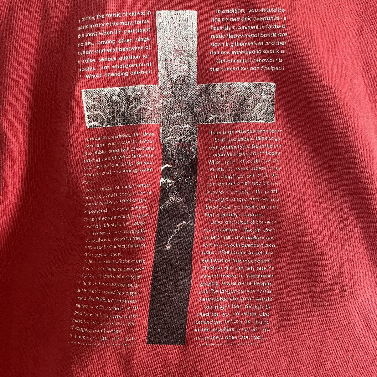 If Six Was Nine 90s Studio Kiriiku Gothic Punk Cross Tee Size US S / EU 44-46 / 1 - 2 Thumbnail
