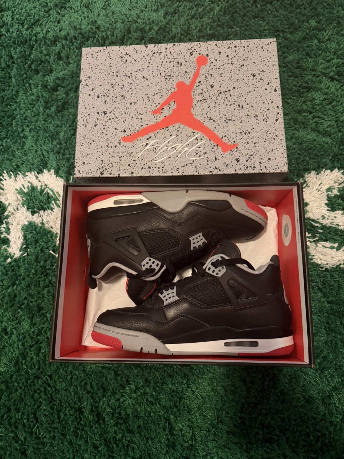 Jordan Brand Jordan 4 Bred Reimagined 11 Size US 11 / EU 44 - 1 Thumbnail