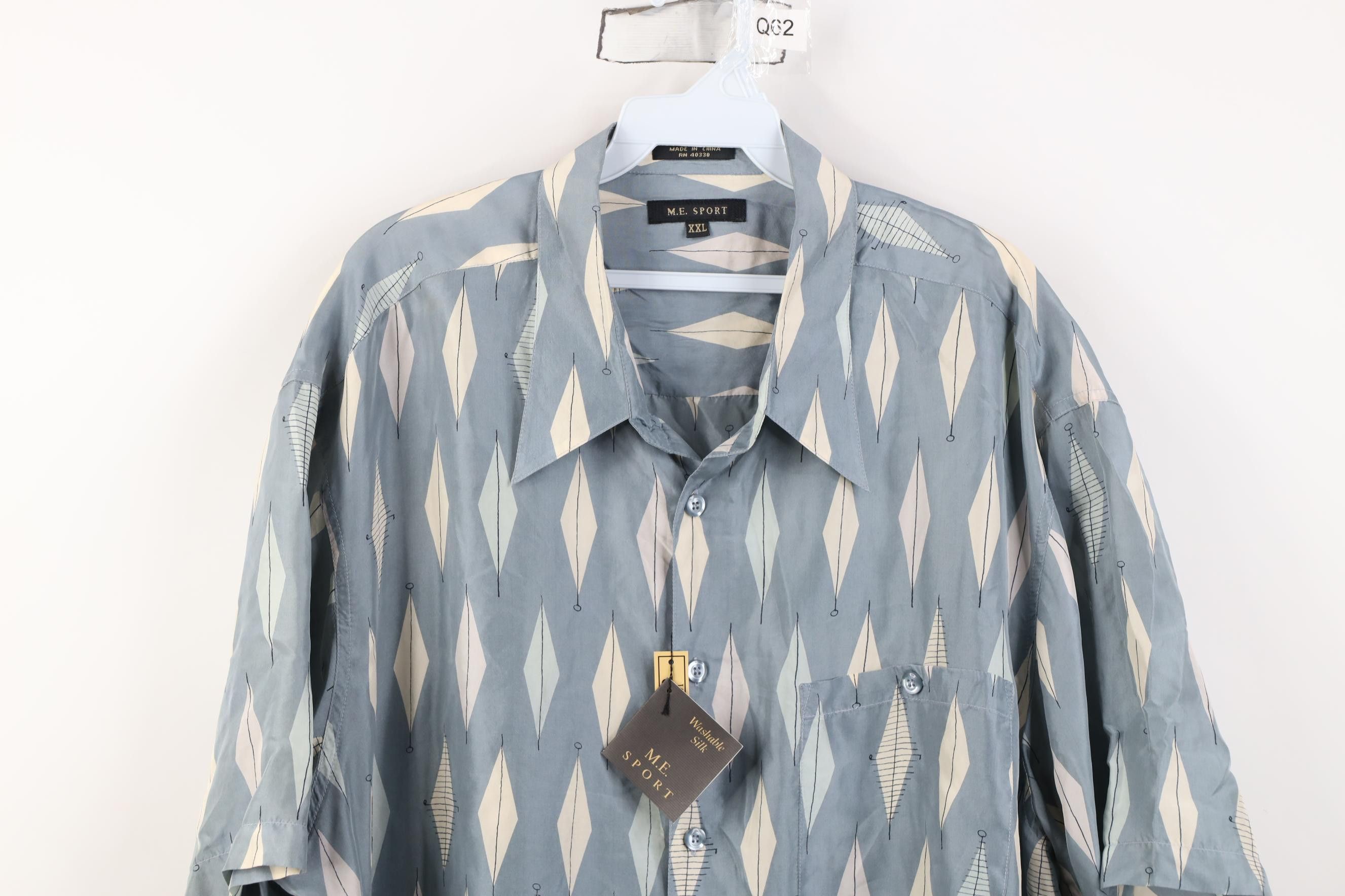 Vintage Deadstock Vintage 90s Streetwear Short Sleeve Button Shirt Size US XXL / EU 58 / 5 - 2 Thumbnail