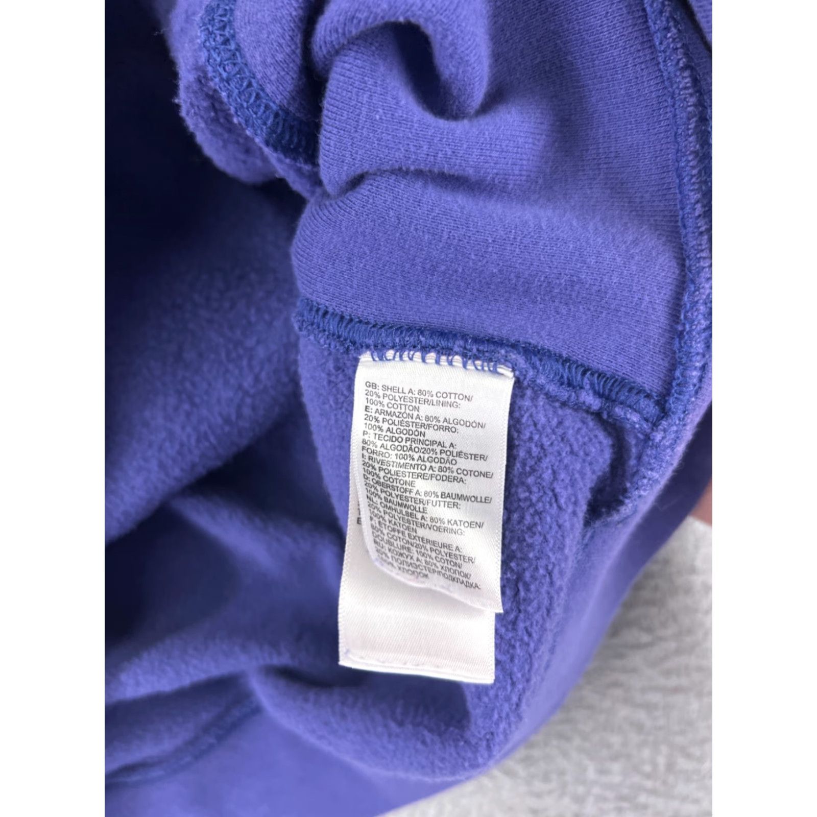 The North Face The North Face Womens Medium Purple Hoodie Kangaroo Pocket Cotton Jersey Sweater Size M / US 6-8 / IT 42-44 - 4 Thumbnail
