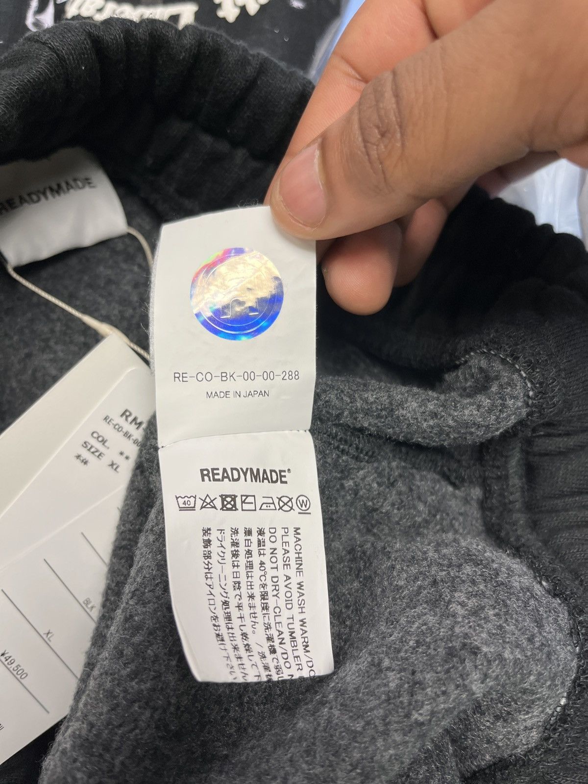 READYMADE Readymade Mini Logo Sweat Pants XL Size US 36 / EU 52 - 3 Thumbnail