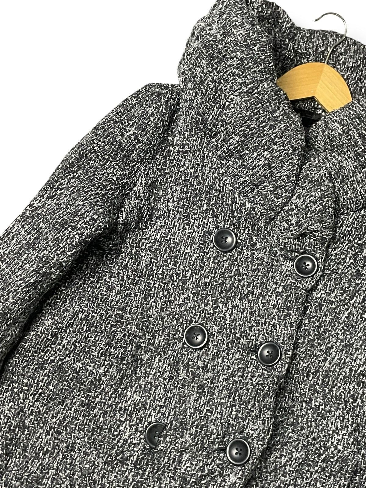 Black Label × Japanese Brand × Vintage Vintage DIG DEEP Double Breasted Wool Coat (76) Size US L / EU 52-54 / 3 - 5 Thumbnail