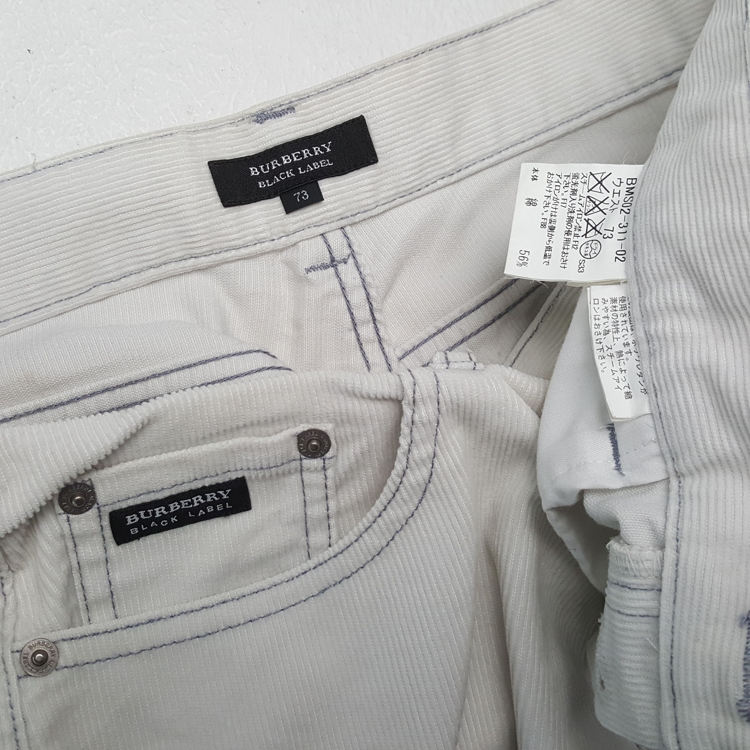 Burberry × Vintage BURBERRY BLACK LABEL Corduroy Pants Size US 30 / EU 46 - 14 Thumbnail