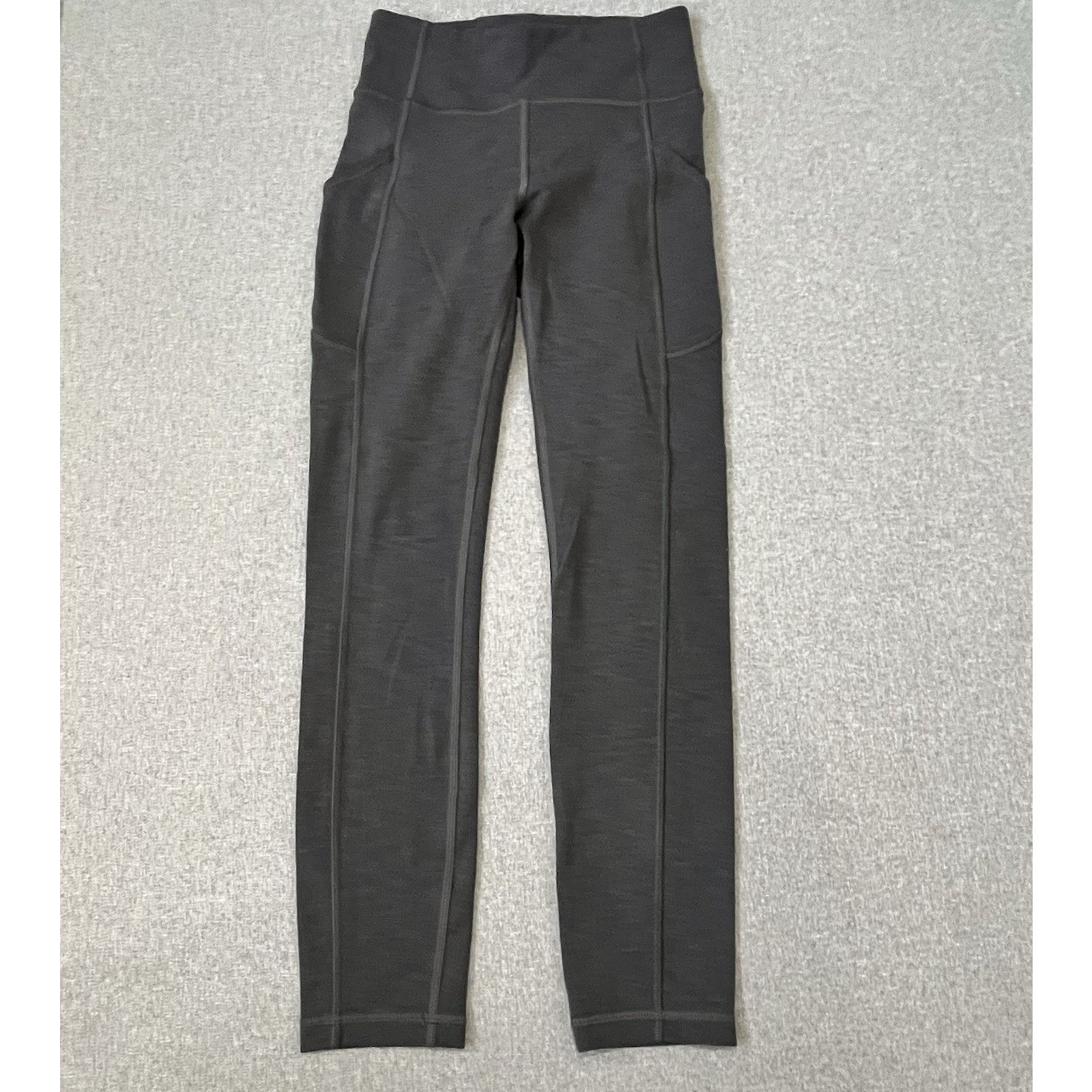 Lululemon Lululemon Leggings Womens 4 Gray Power Thru Rise Tight Nulux Size 27" / US 4 / IT 40 - 1 Thumbnail