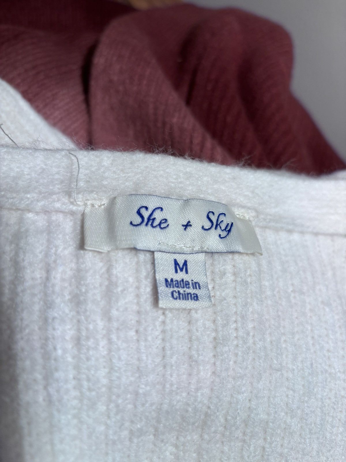Other She + Sky Open Front Ombré Cardigan Sweater Size M / US 6-8 / IT 42-44 - 7 Thumbnail