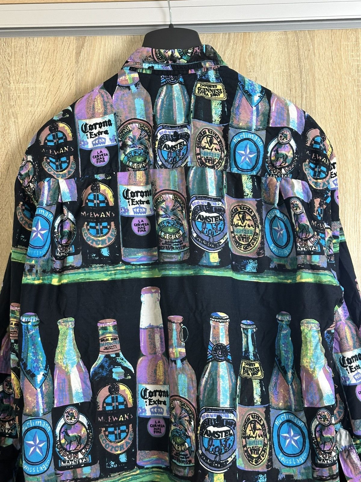 Mambo 🔥 Corona Extra Beer Big Art Button Up Shirt Guinness Versace Size US M / EU 48-50 / 2 - 4 Thumbnail