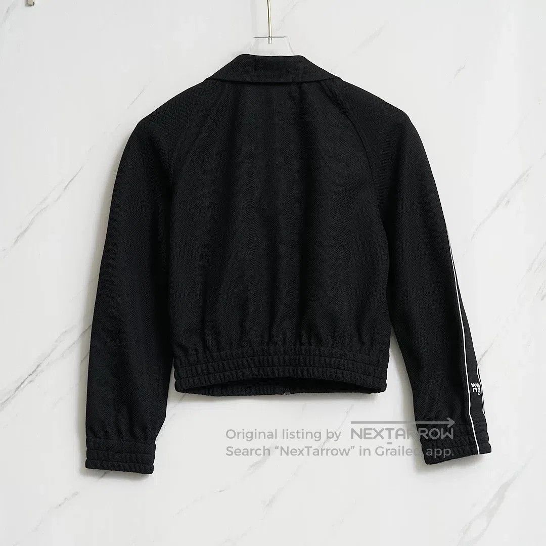 Alexander Wang Alexander Wang Black Striped Cropped Jacket. Size M / US 6-8 / IT 42-44 - 4 Thumbnail