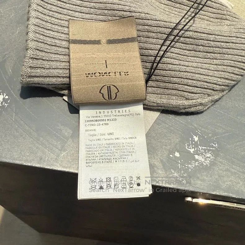 Other Rick Owens Moncler Logo Embroidered Cold Hat. Size ONE SIZE - 6 Thumbnail